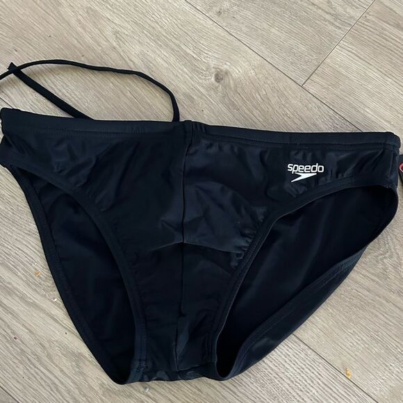 Speedo Youth Power-flex Black brief, Size 30, NWT - Picture 2 of 7